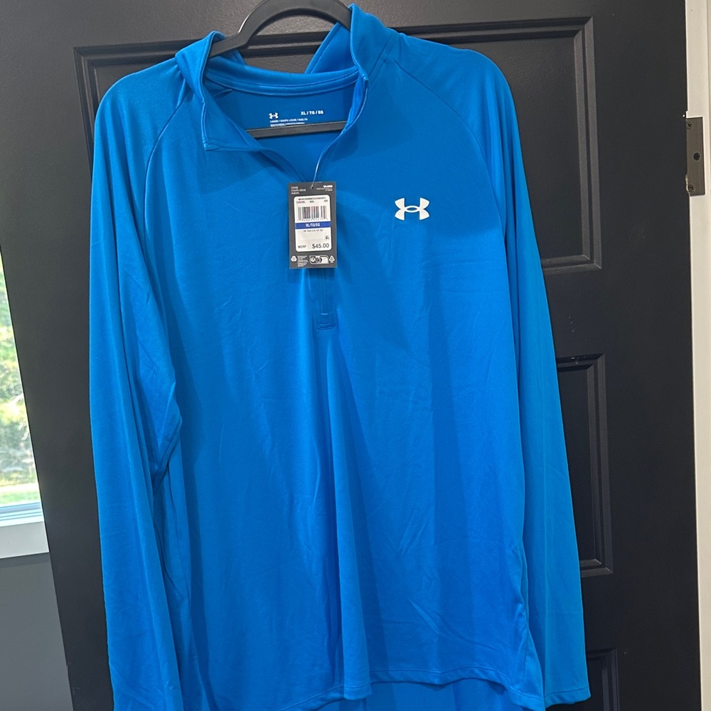 Under Armour Men's Bright Blue Long-Sleeve Pullover